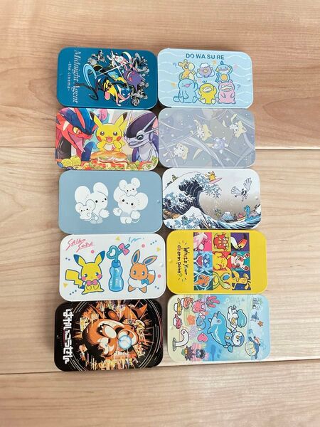 ポケモン プチ缶コレクション アートセレクション 10種類 コンプリート