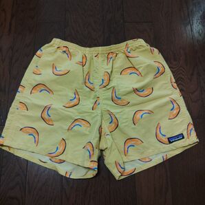 patagonia バギーズショーツ S MESY 総柄 メロン メロン果肉 黄色 5インチ