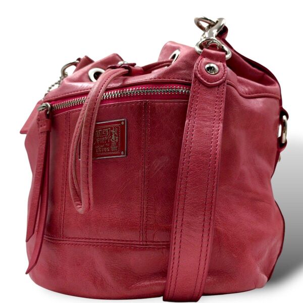 COACH ポピー 2way ショルダーバッグ 巾着 ハンド コーチ 0912