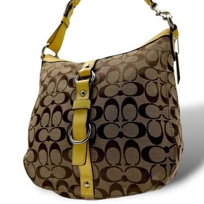 【美品】COACH ショルダーバッグ シグネチャー コーチ トート 0918