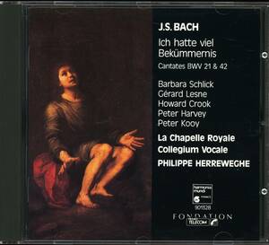 西独盤　ヘレヴェッヘ　バッハ　カンタータ　BWV21・42