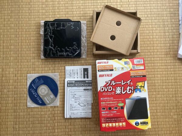 バッファロー外付けブルーレイドライブ BRXL-PCW6U2-BK 動作品 値引き可