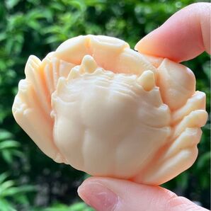 象牙椰子 アイボリーナッツ タグアナッツ 蟹 カニ 天然 インテリア 置物
