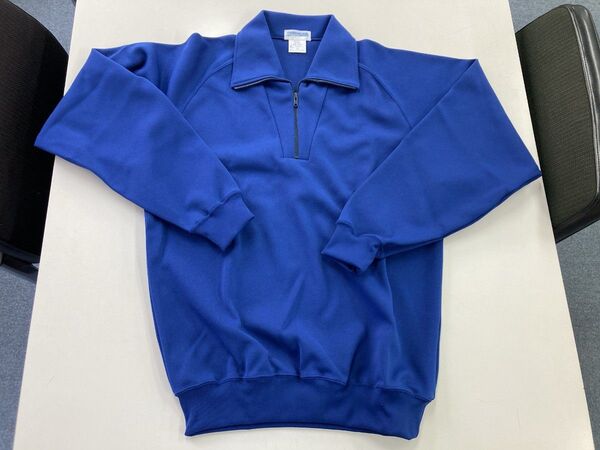 体操服 学校ジャージ上着 半チャックプルオーバー 花コン 150