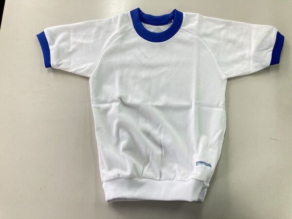 体操服 半袖シャツ メッシュ素材 インクブルー L 限定1着