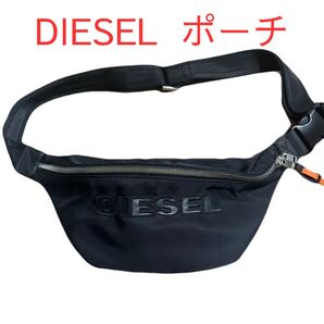 DIESEL ボディバッグ ポーチ ブラック 黒