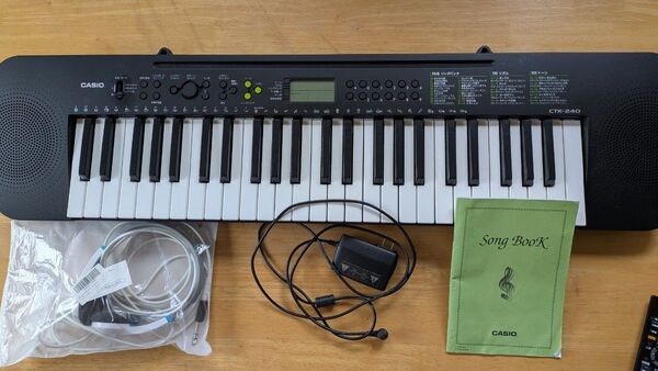 CASIO 電子キーボード CTK-240 49鍵盤 ブラック