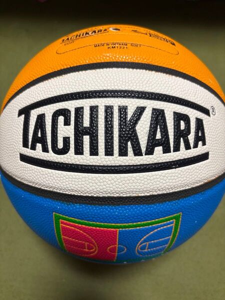 TACHIKARA バスケットボール 7号 マルチカラー 室内使用