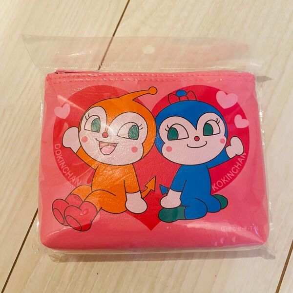 ドキンちゃん コキンちゃん ポーチ(新品) ピンク アンパンマン ミニミニポシェット 小物入れ グッズ ミニポーチ