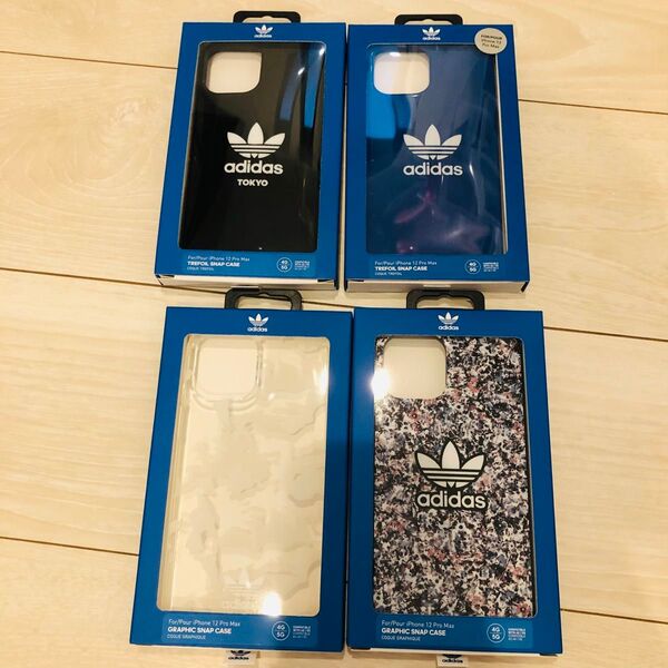 adidas iPhone 12 Pro MAX ケース 4点セット