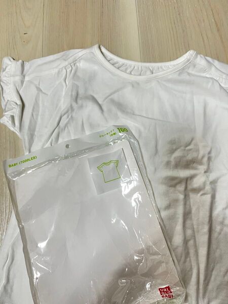 新品未使用100cm ユニクロ クルーネックTシャツ