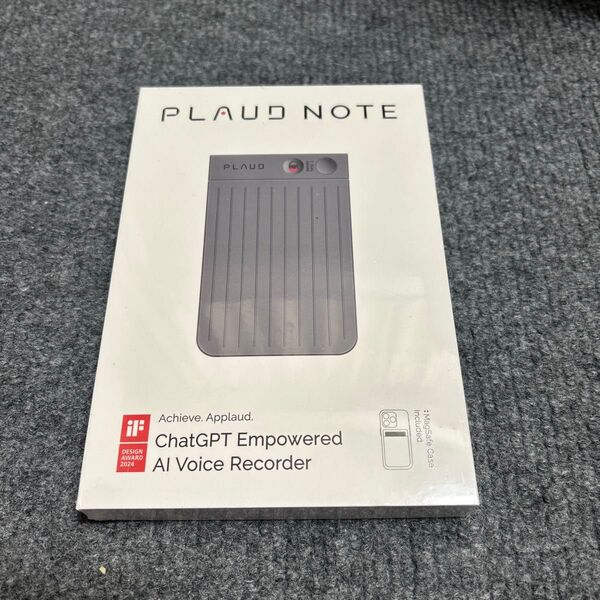 AI ボイスレコーダー PLAUD NOTE ChatGPT連携AI 64GB と 予備充電器