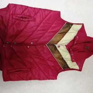 ベスト レッド ダウンベスト 中綿ベスト 古着
