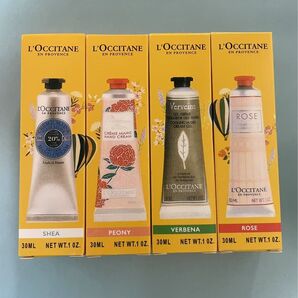 【4個セット】30ml ロクシタン ハンドクリーム シア ピオニー バーベナ ロー