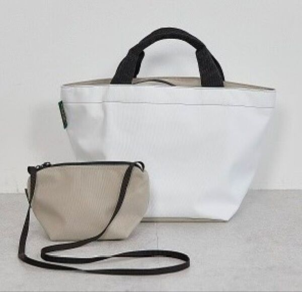 HERVE CHAPELIER 舟形 トートバッグ M 1027Nポシェット セット