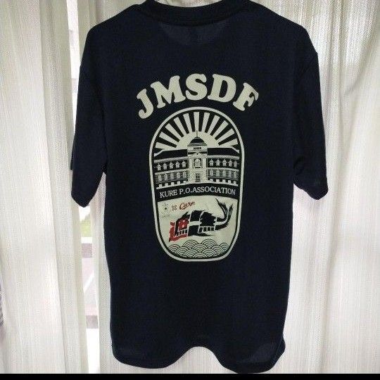 広島東洋カープ 海上自衛隊 呉コラボTシャツ ネイビー