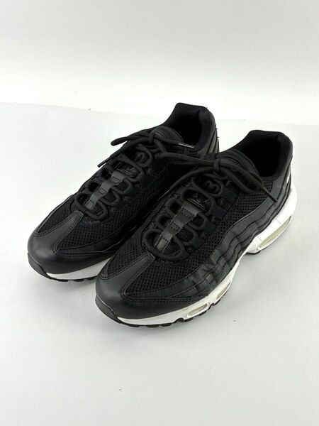 美品NIKE AIR MAX 95 ナイキ ウィメンズ エア マックス 95 BLACK/WHITE 26cm