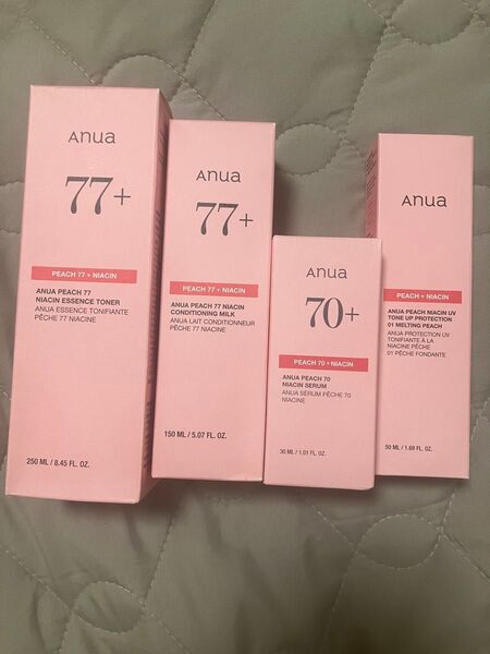 Anua アヌア 楽天限定 LDKスペシャルセット 桃 ナイアシン 化粧水+美容液+乳液+日焼け止め