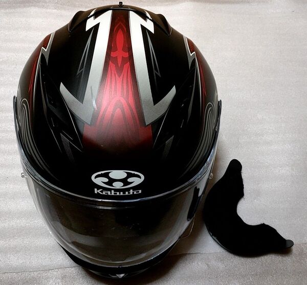 OGK KABUTO カムイ2 Mサイズ フルフェイス ヘルメット インナーバイザー オージーケー バイク KAMUI 中古