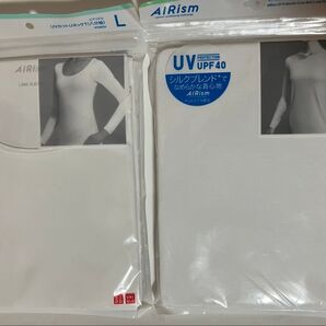 新品!ユニクロ エアリズム UVカット Lサイズ 2枚セット