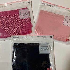 新品!ユニクロ ショーツ ヒップハンガー Mサイズ 3枚セット