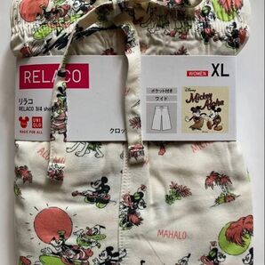 新品!ユニクロ リラコ ディズニー コラボ XLサイズ ミッキーアロハ