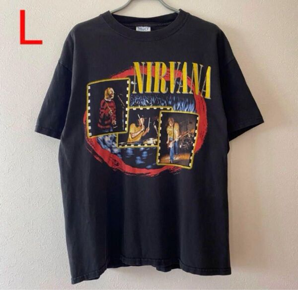 トラビススコット 着用 Nirvana Tee L ニルバーナ Tシャツ 90s 古着