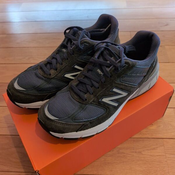 ニューバランス New Balance 990v5 ネイビー 26.5 美品