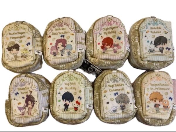 ブルーロック サンリオ キャリーポーチ 全8種セット