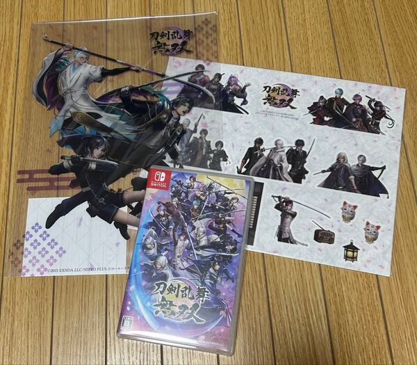 刀剣乱舞 無双 Nintendo Switch とうらぶ 特典ステッカー A4クリアポスター まとめ売り セット