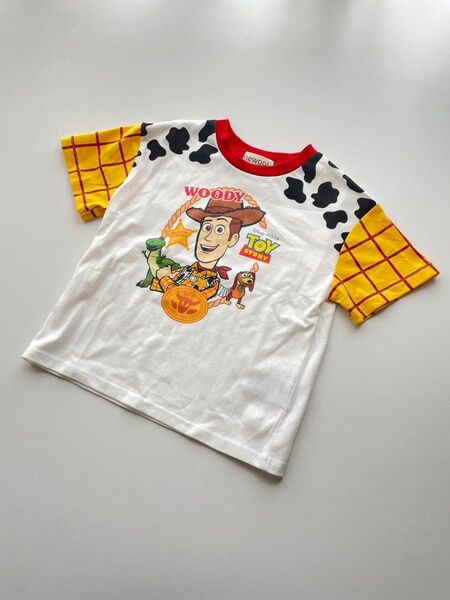 トイストーリー Tシャツ ウッディ 半袖Tシャツ プリント 半袖 90サイズ