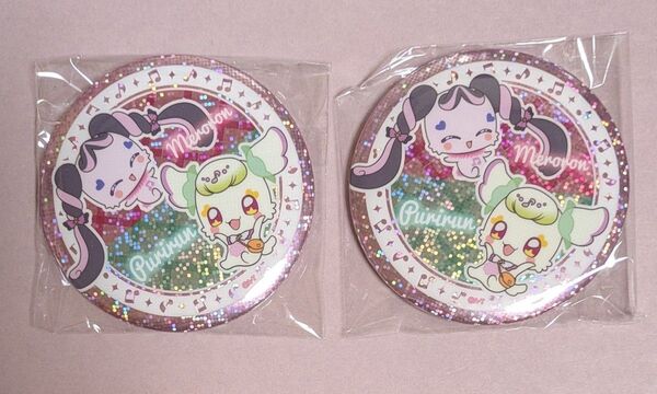 キミとアイドルプリキュア♪BIGホログラム缶バッジ プリルン&メロロン
