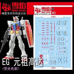 ENTRY GRADE 1/144 RX-78-2 ガンダム専用水転写式デカール