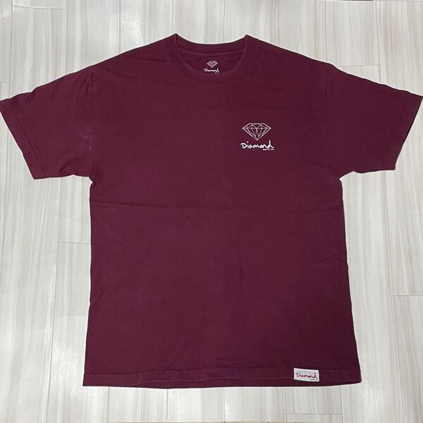 アメリカ直輸入Diamond Supply Co. TシャツUSサイズL身幅約53、着丈約72。ユーズド品洗濯済み。