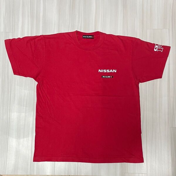 NISSAN NISMO Tシャツサイズタグ無し。身幅約53、着丈約66。ユーズド品洗濯済み。プリント部分綺麗。希少品です。