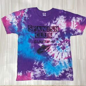 フルーツオブザルームアメリカ直輸入タイダイTシャツUSサイズL身幅約52、着丈約72ユーズド品洗濯済み。プリント部分綺麗です。