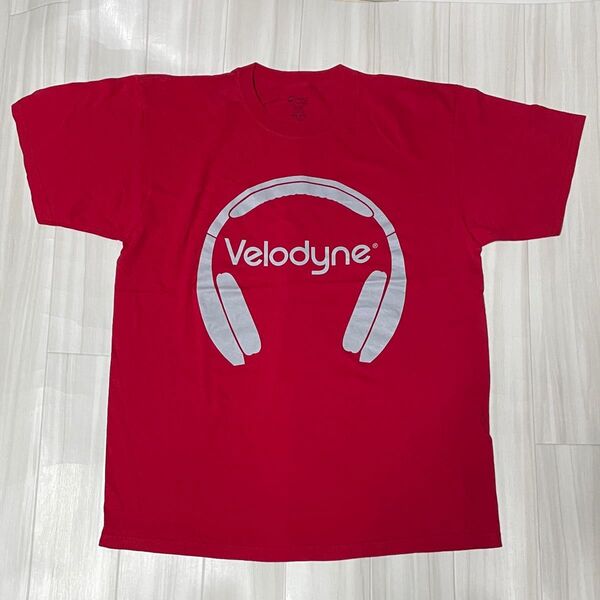 USA直輸入Velodyneロゴ入りTシャツUSサイズL身幅約54、着丈約70ユーズド品洗濯済。プリント部分綺麗です。アメリカ企業