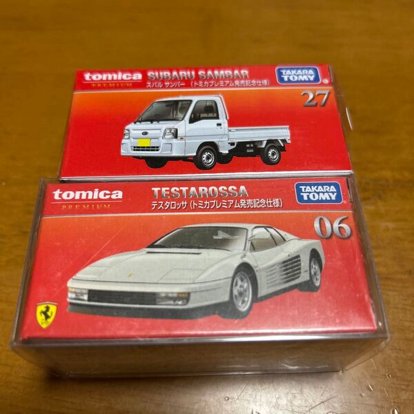 トミカプレミアム 発売記念仕様 スバルサンバー テスタロッサ