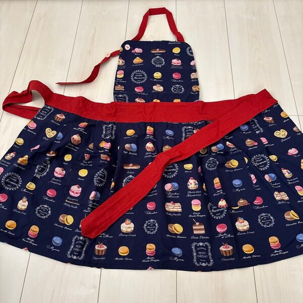 150キッズエプロン ハンドメイド 三角巾