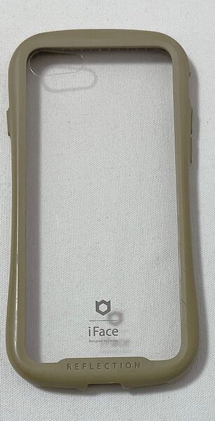 iFace Reflection iPhone SE(第3世代/第2世代)/8/7 ケース クリア 強化ガラス (ベージュ)