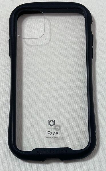 iFace Reflection iPhone 11 用 ケース 強化ガラス クリア ケース (ブラック)