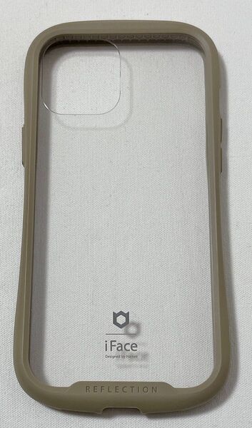 iFace Reflection iPhone 12 Pro Max ケース クリア 強化ガラス (ベージュ)