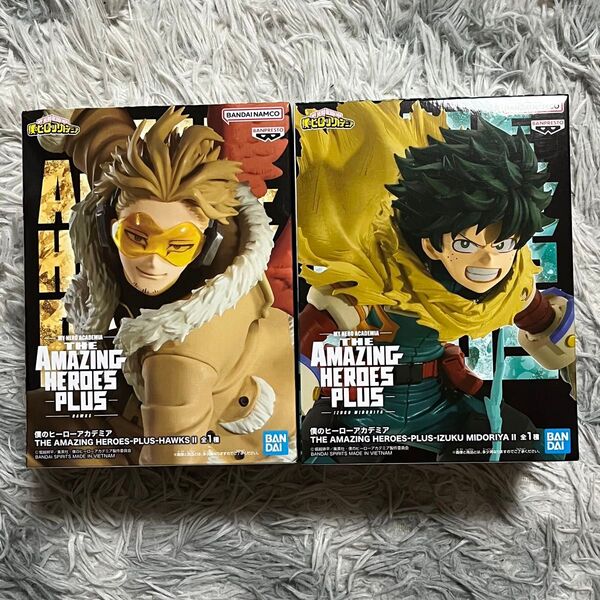 【訳あり】僕のヒーローアカデミア The Amazing Heroes Plus 緑谷出久 ホークス フィギュア