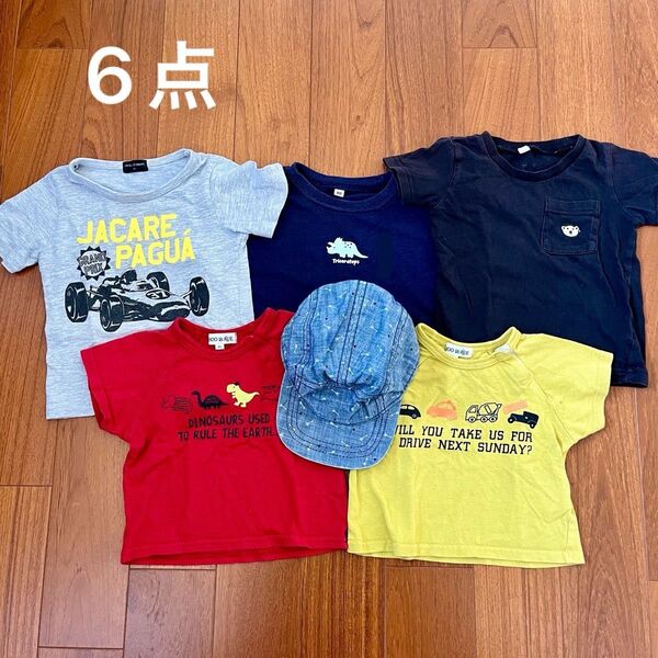 【6点まとめ】男の子 80 90 Tシャツ&帽子