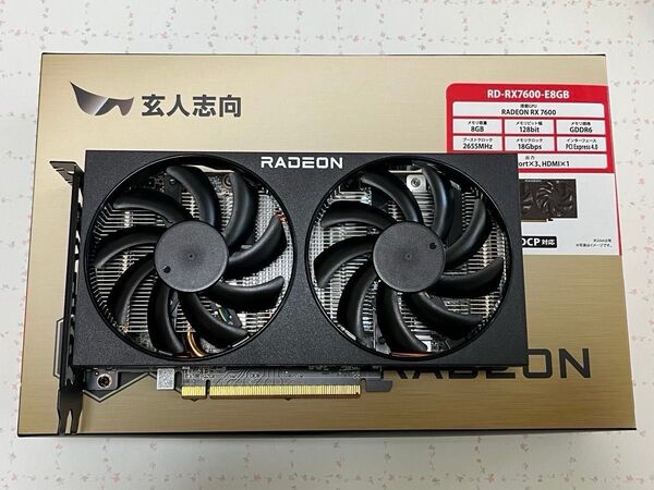 AMD Radeon RX7600 グラフィックボード