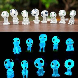 値下げ!新品!光るコダマ!フィギュア!青10個セット!