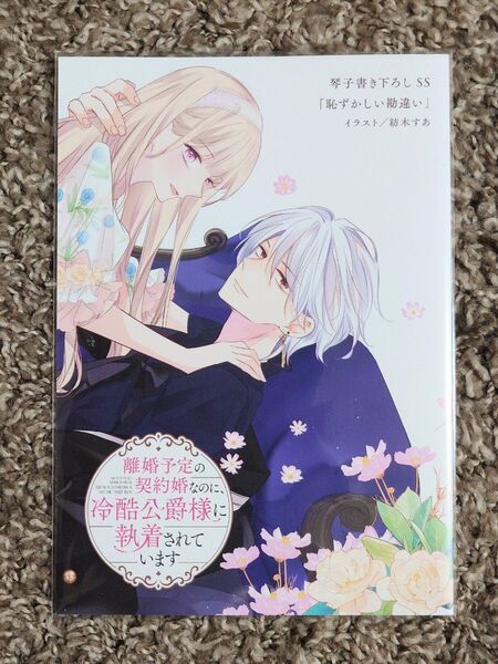 【アニメイト特典 リーフレット】 離婚予定の契約婚なのに、冷酷公爵様に 2