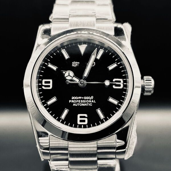 新品 36mm エクスプローラー オマージュ MOD NH35 自動巻 文字盤プリントあり