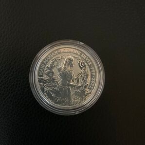 2022年 メイド マリアン 銀貨 1オンス 純銀 イギリス 大型銀貨 999純銀