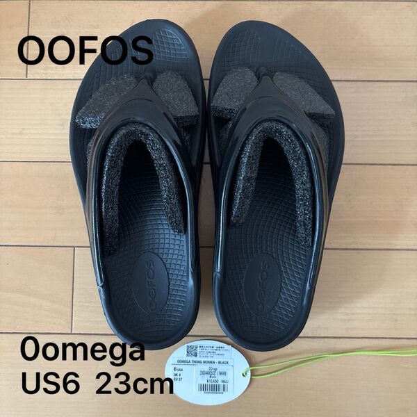 oofos 0omega ウーフォス ウーメガ size6 EU37 UK4 ブラック